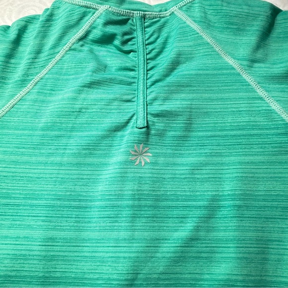 Athleta Teal Sleeveless Half Zip Active Top Size S - Picture 5 of 8